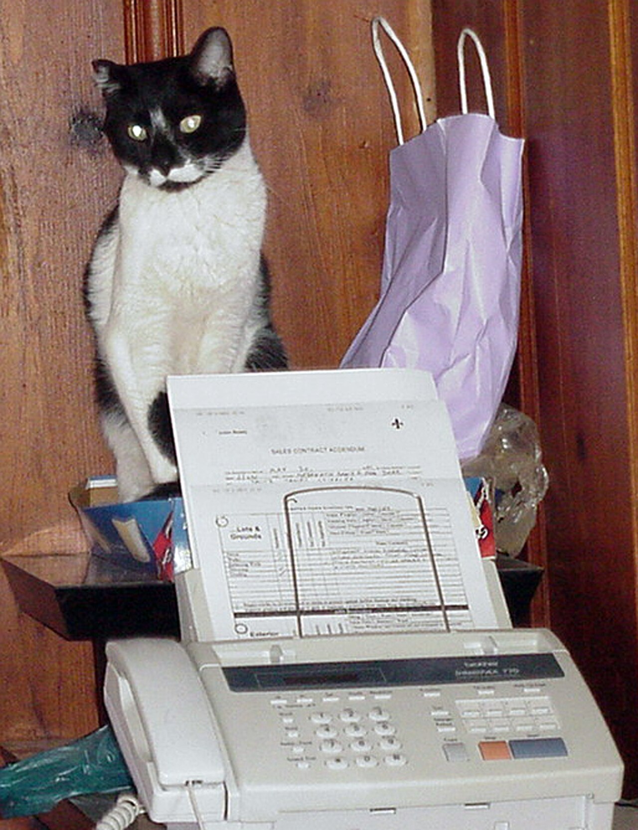 Fax Machine Printing