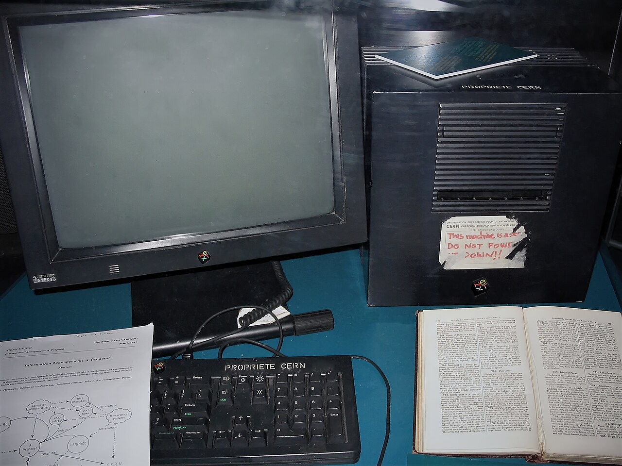 First Web Server NeXT CERN