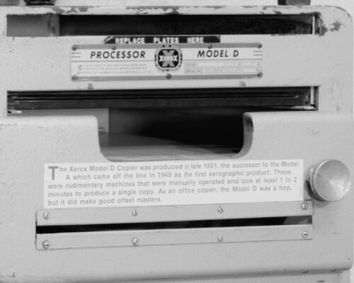 Haloid Xerox Model D