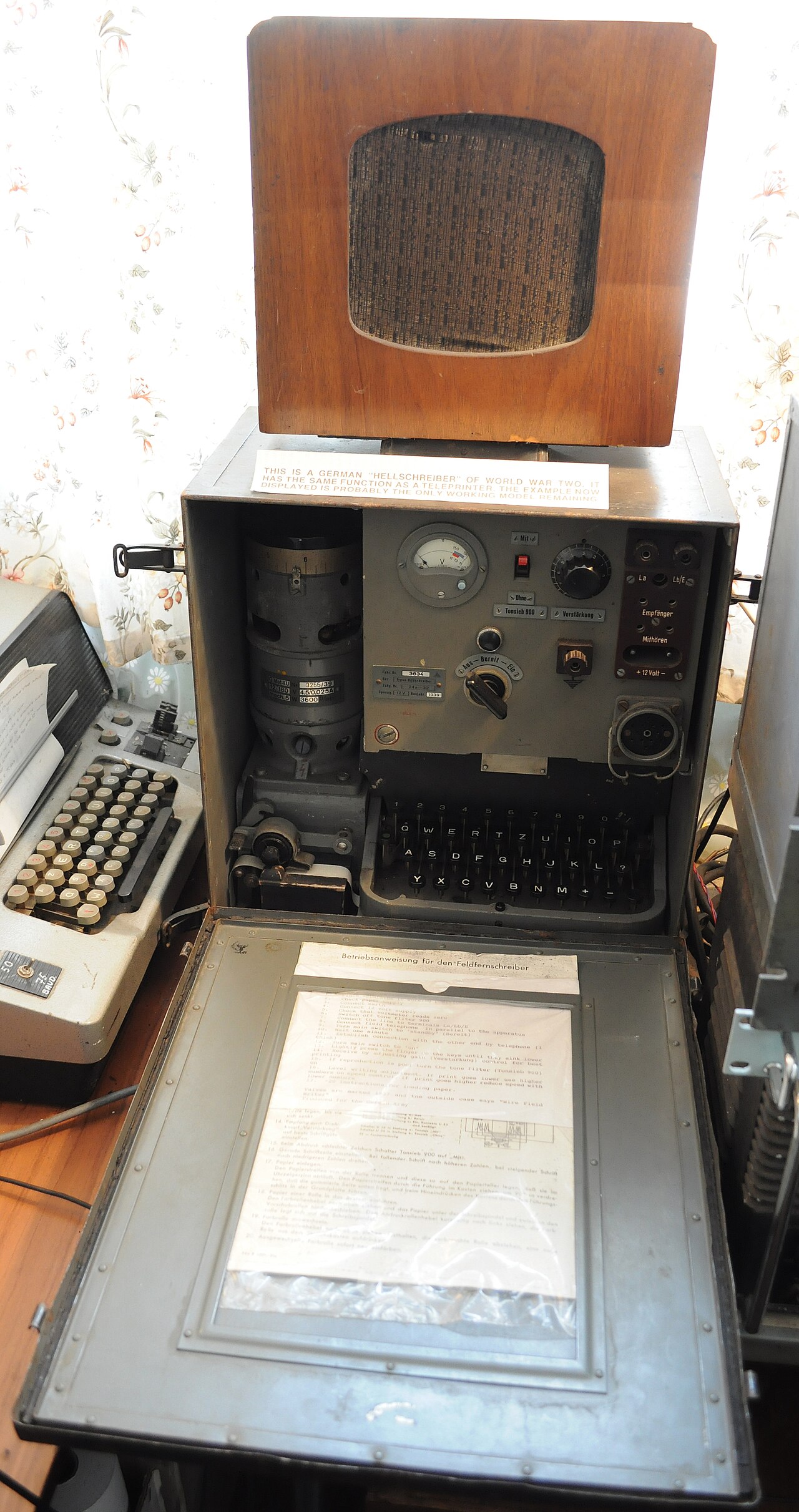 Hellschreiber Bletchley Park