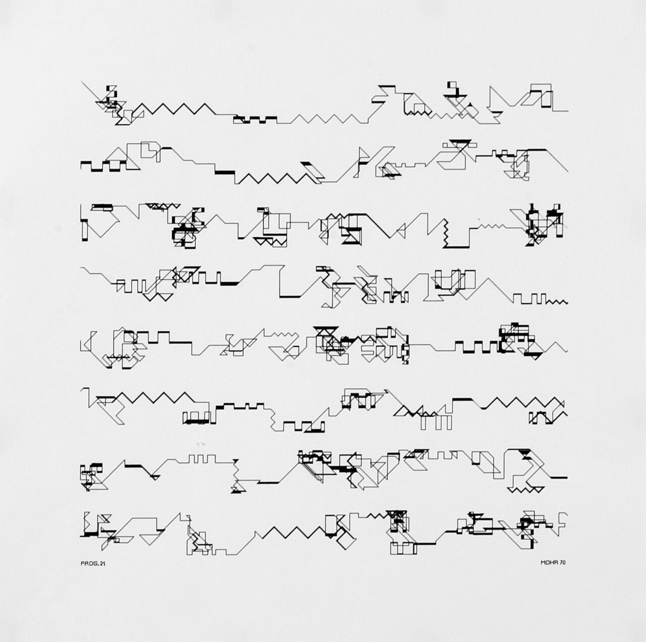 Manfred Mohr P-021-G
