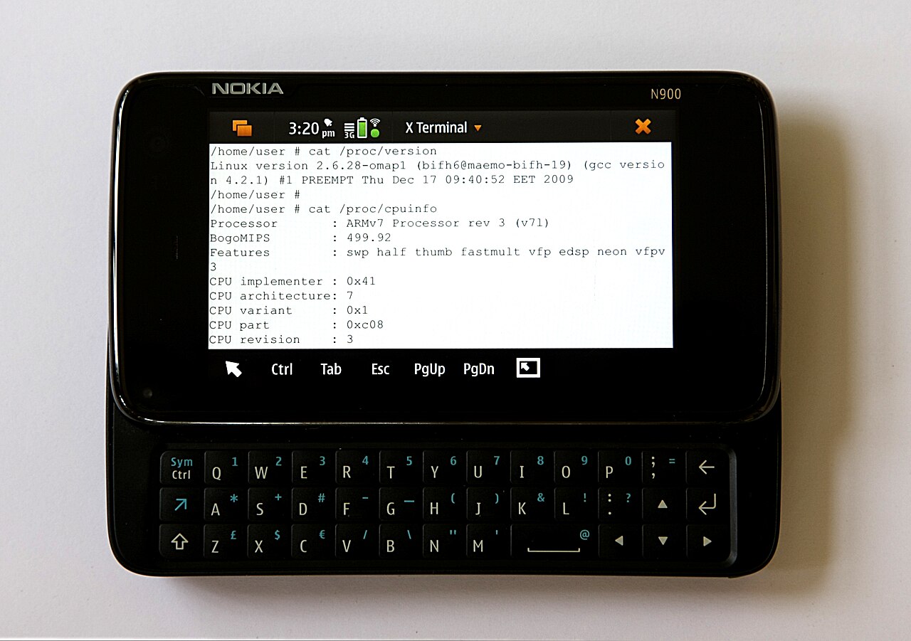 Nokia N900 xterm