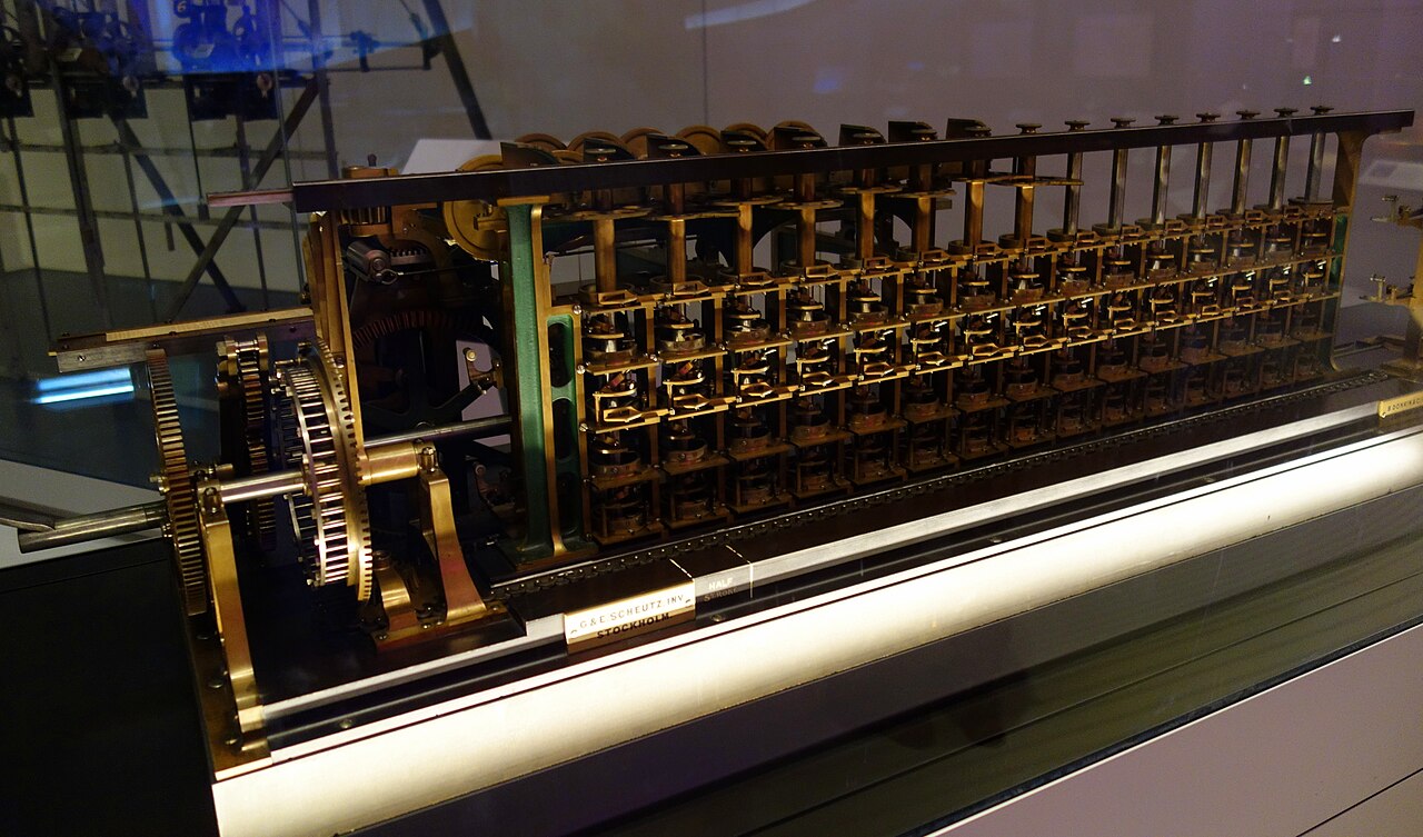 Scheutz Difference Engine 1859 Science Museum