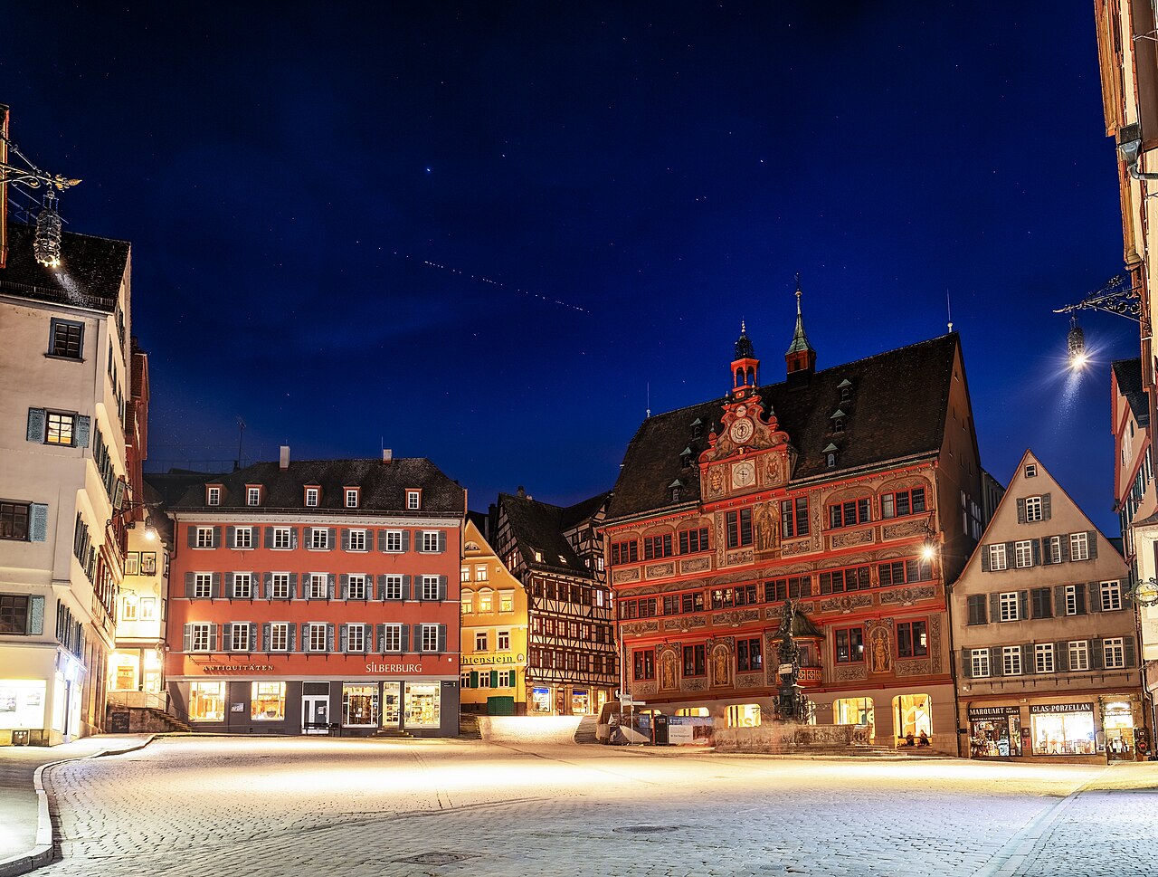 Starlink Over Tuebingen